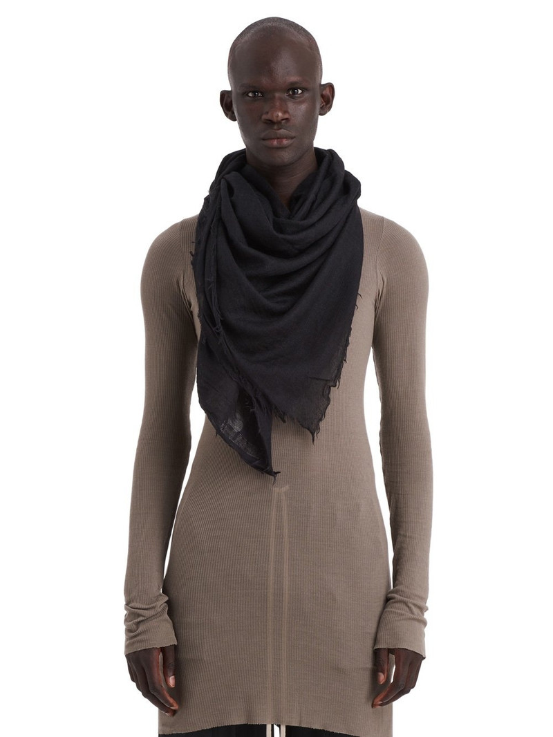 frayed cashmere-silk scarf 3