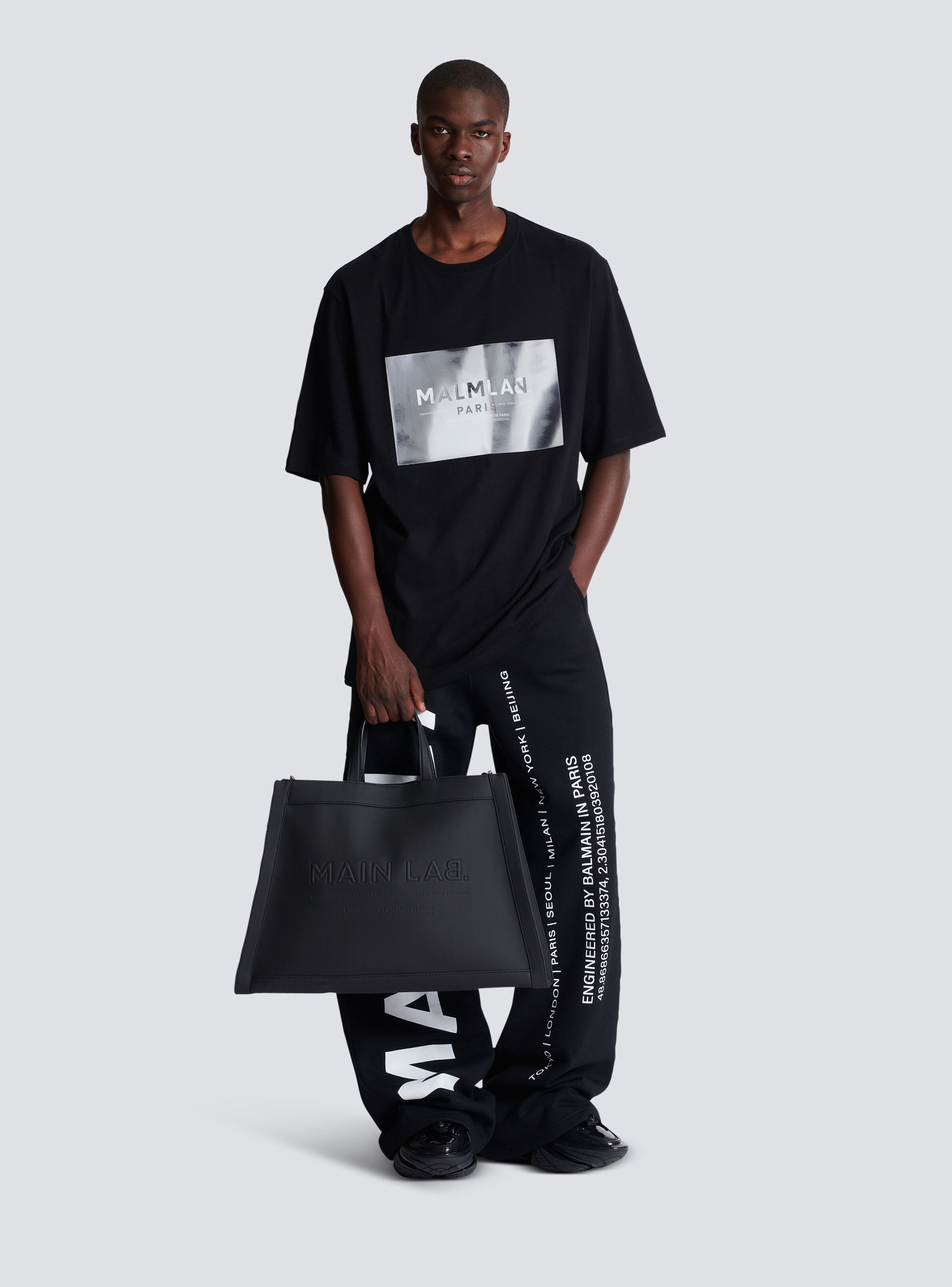 By Olivier rubber-effect leather tote bag - 2