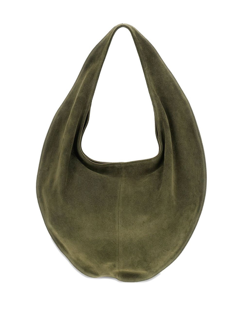 Maeden suede half-moon shoulder bag outlook