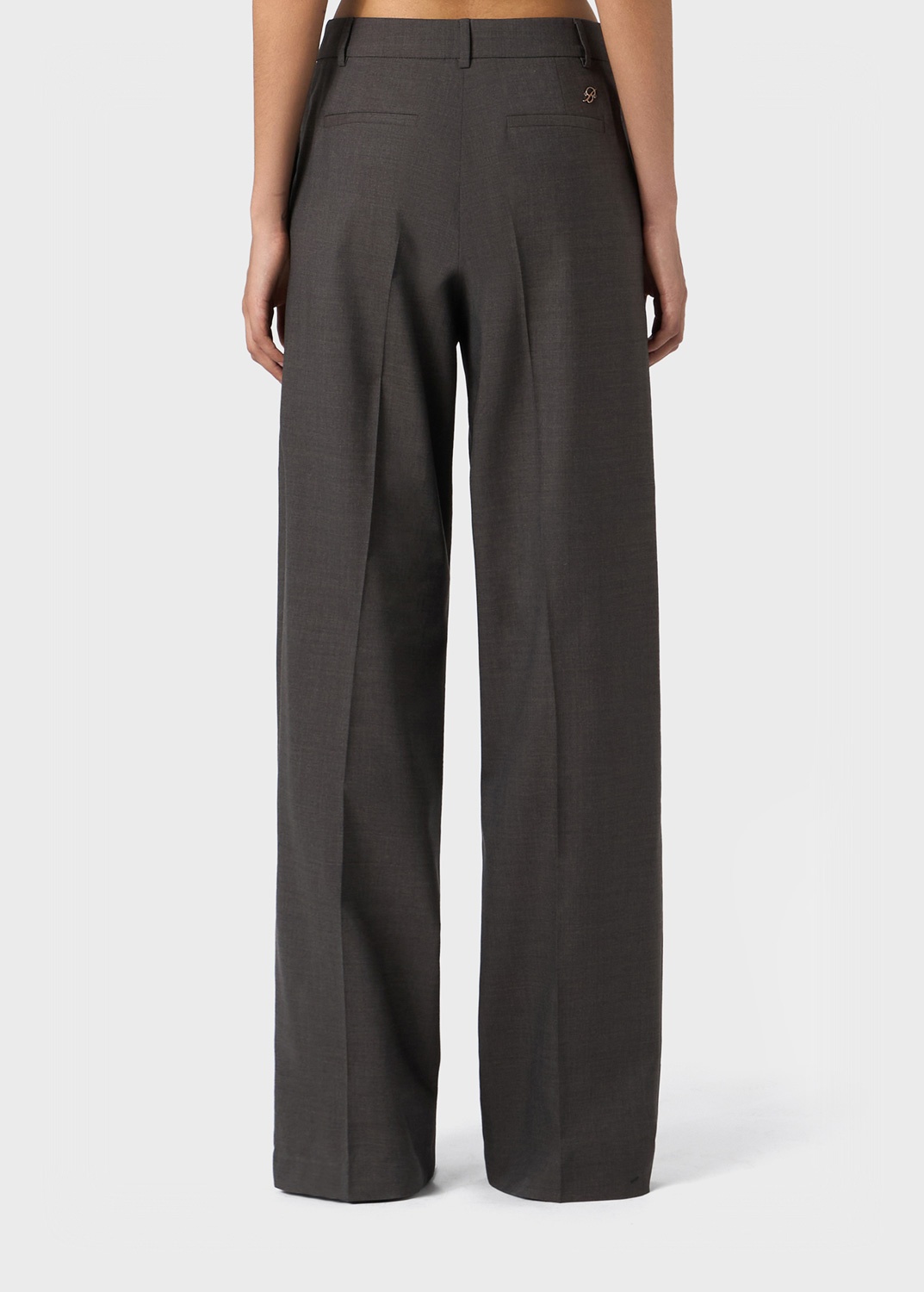 WIDE LEG PANTS IN WOOL. - 4