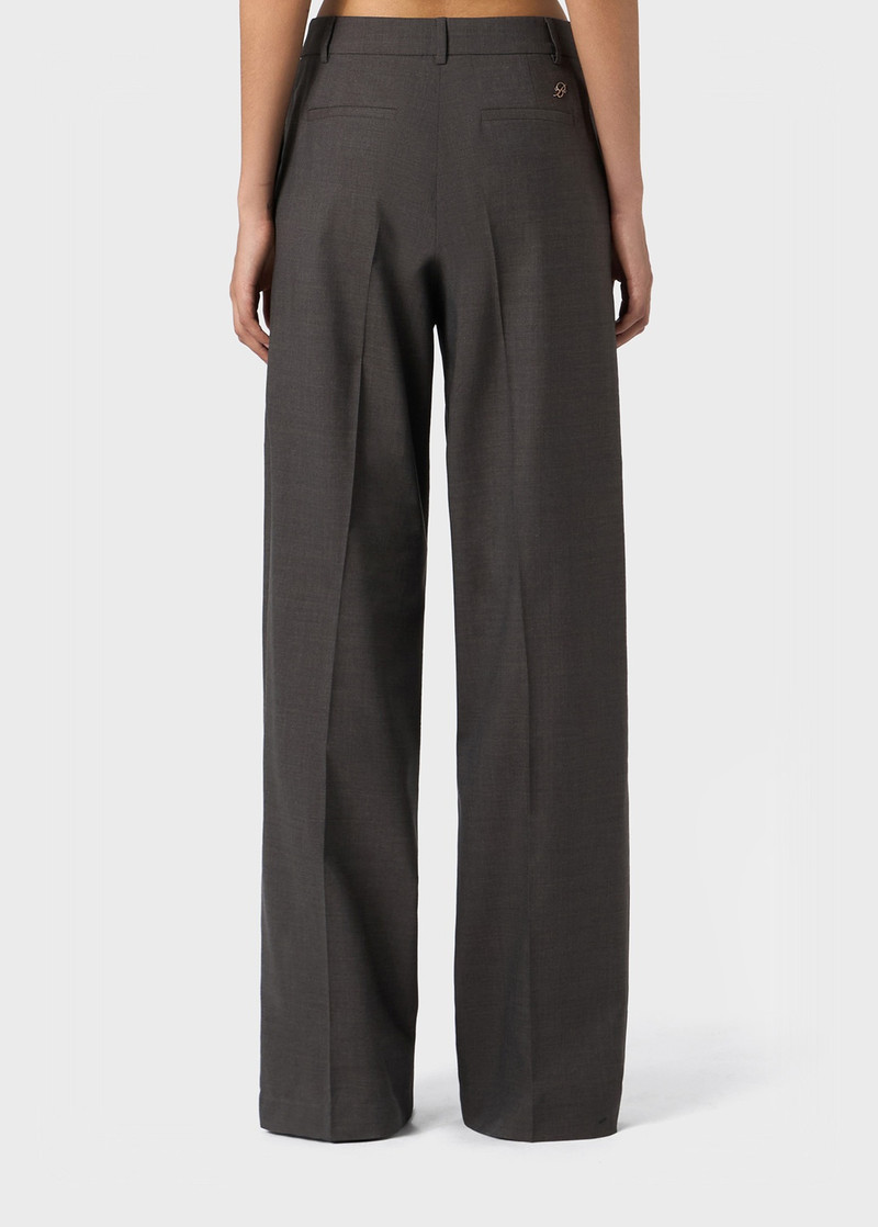 WIDE LEG PANTS IN WOOL. 4
