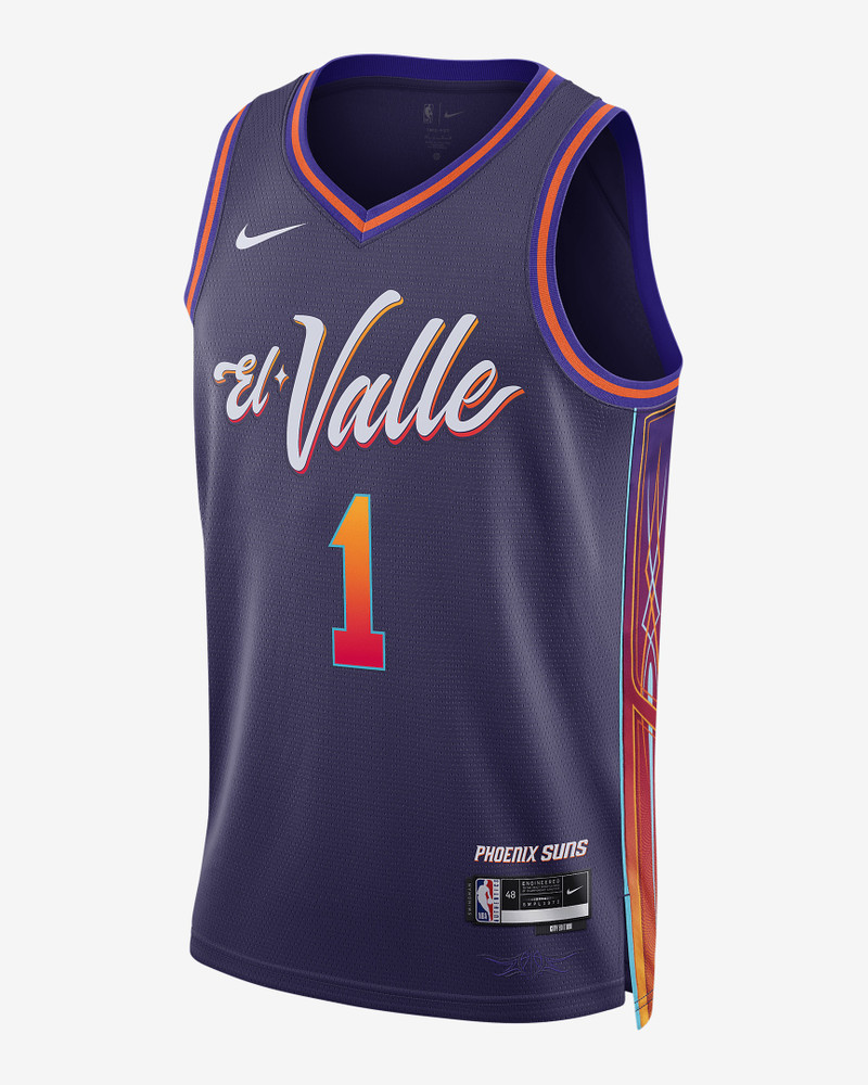 Devin Booker Phoenix Suns 2023/24 City Edition Nike Men's Dri-FIT ADV NBA Authentic Jersey - 1