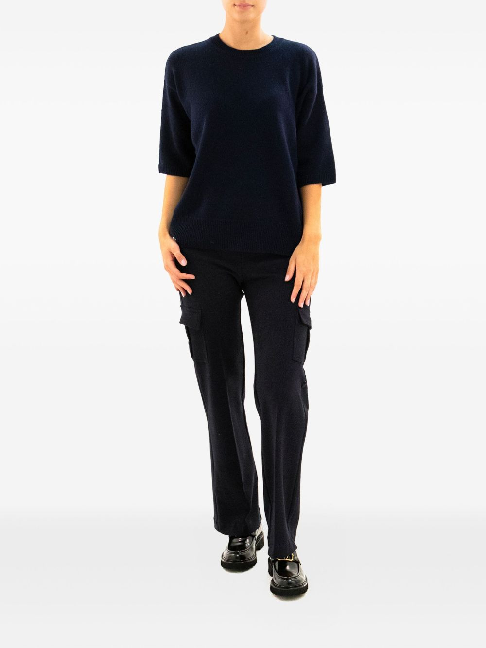 short-sleeve sweater - 2