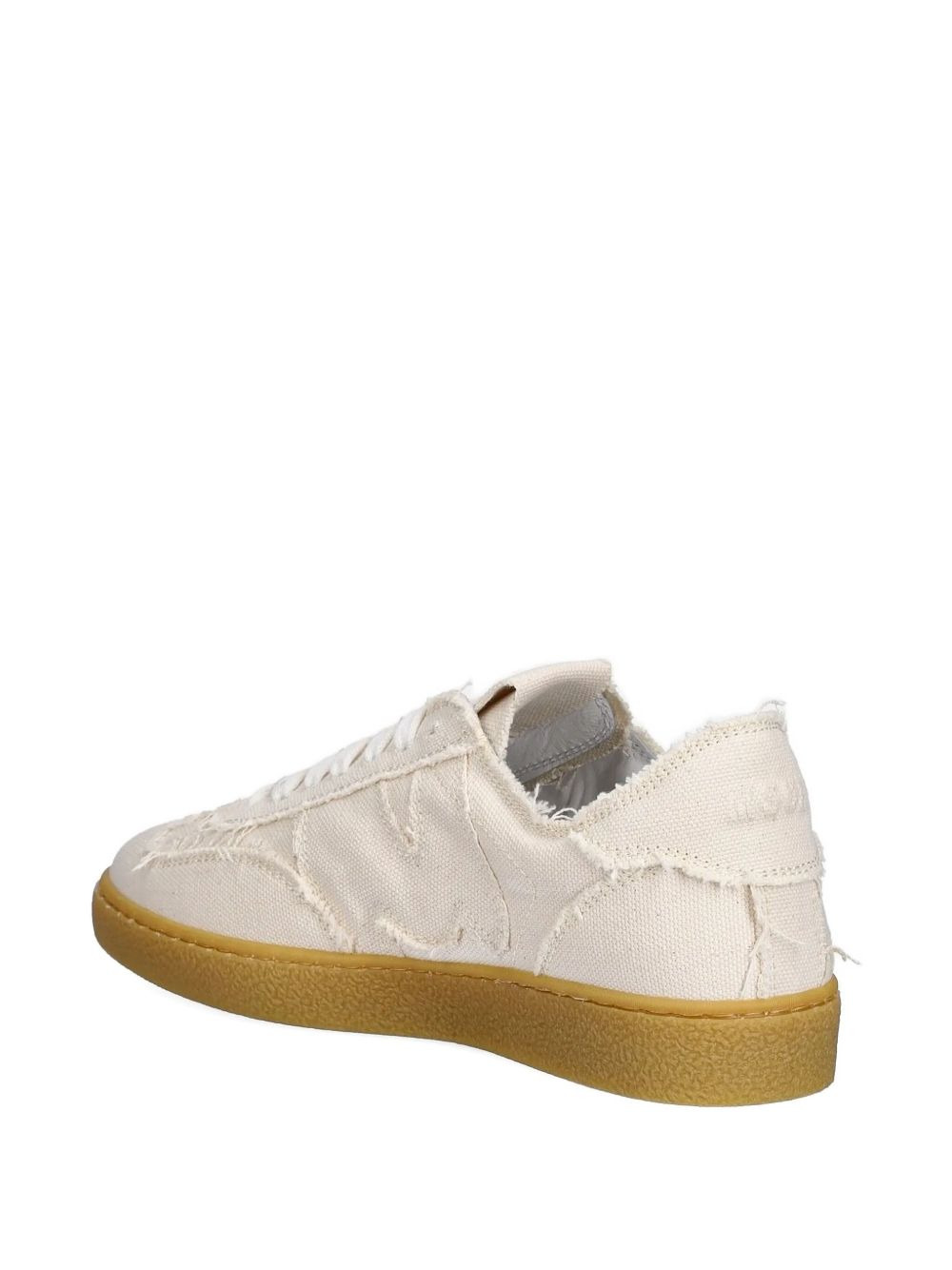 frayed-detail sneakers - 3