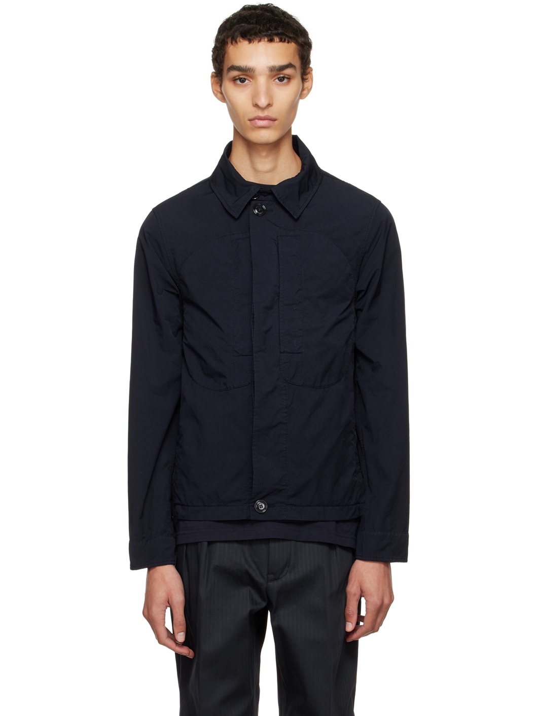 Navy Martin Jacket - 1