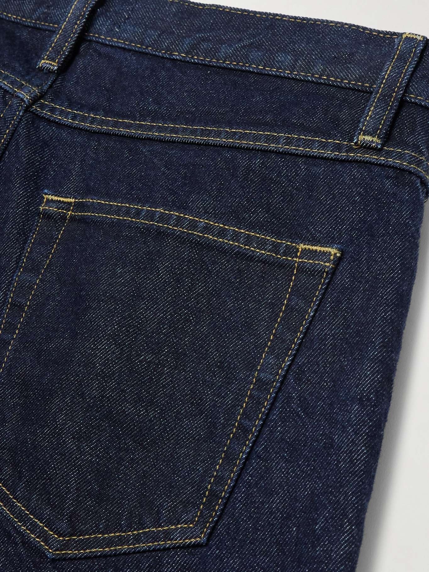 The Hang cropped high-rise straight-leg jeans Dark denim - 6
