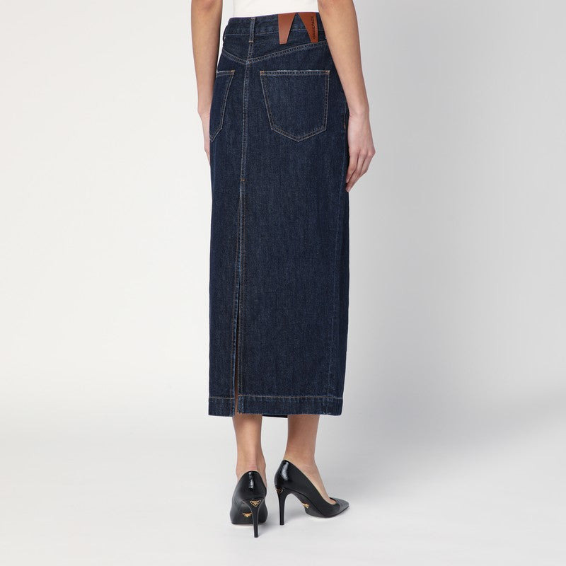 DARK BLUE ERIKA DENIM SKIRT - 2