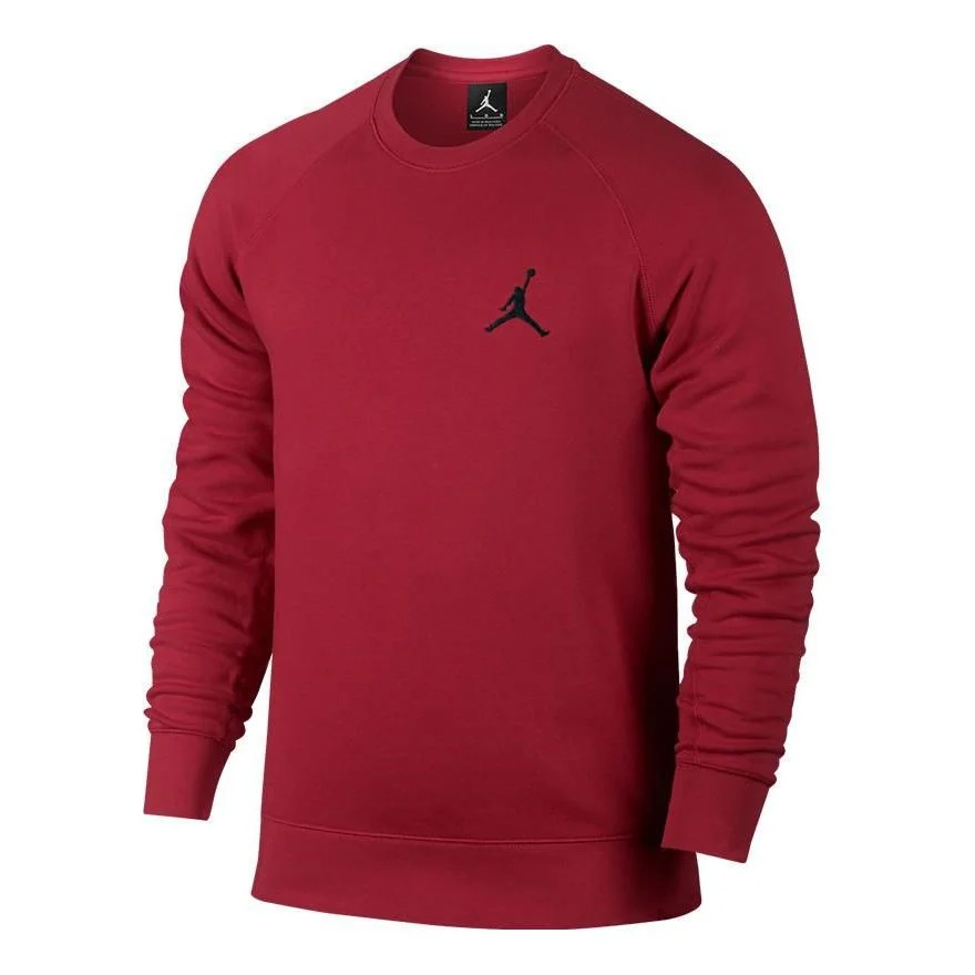 Air Jordan logo crew neck sweatshirt 'Red' 823069-687 - 1
