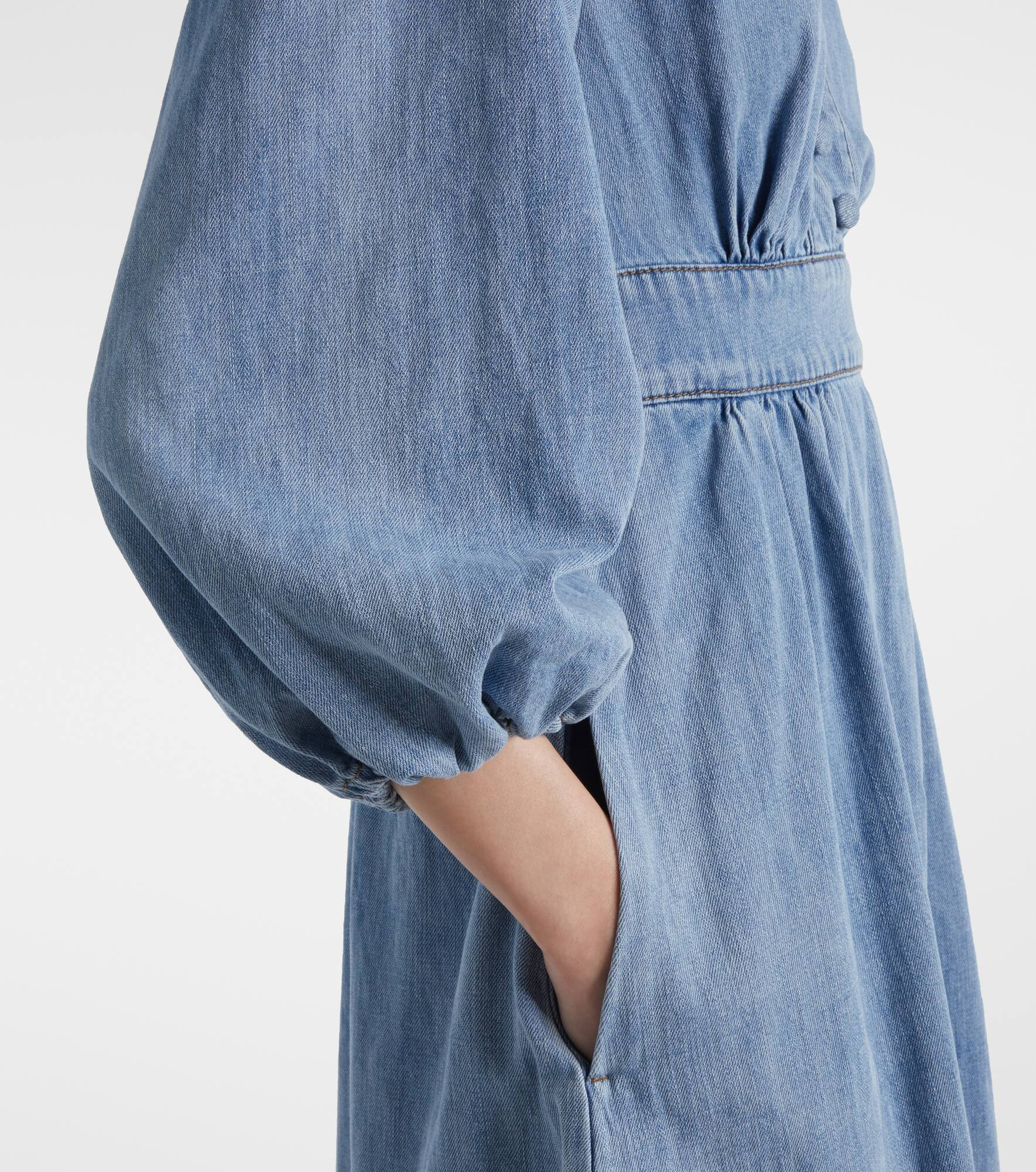 Lucky denim midi dress - 5