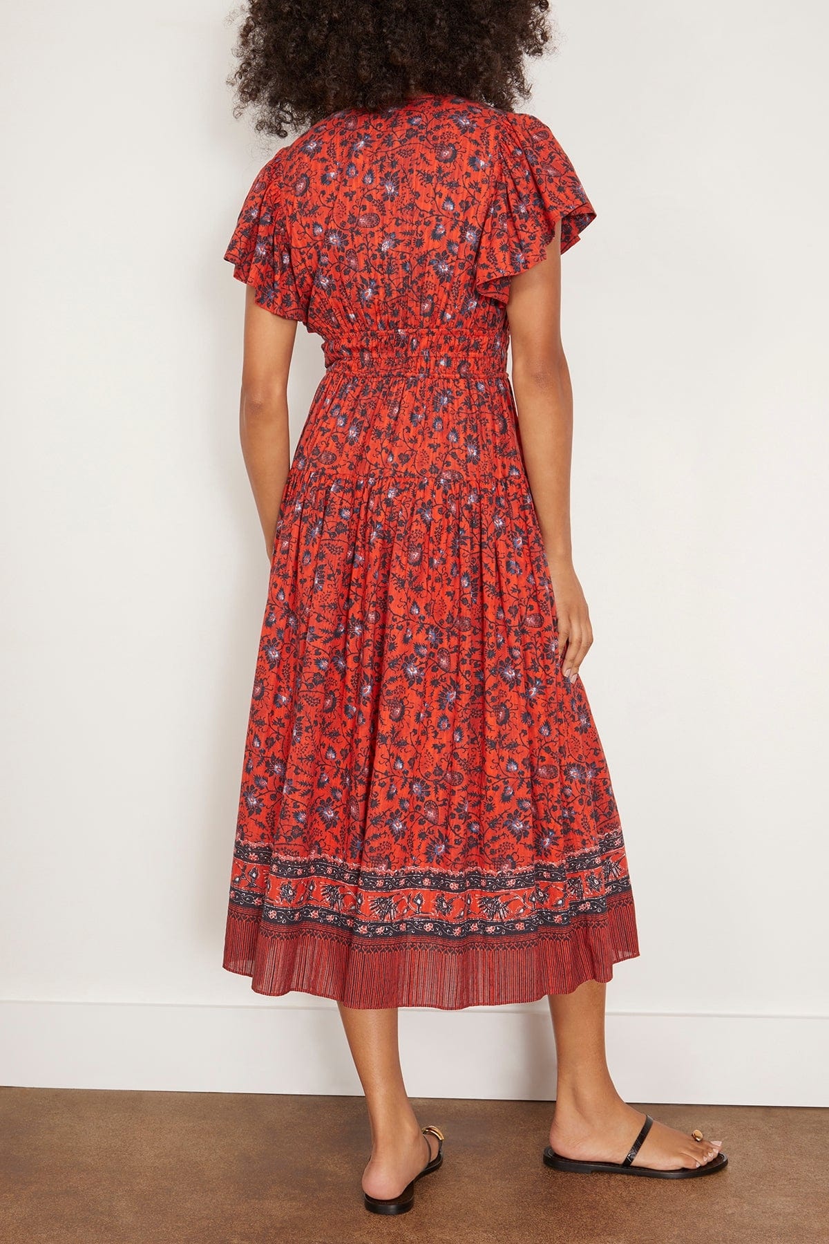 Lyria Dress in Poppy - 4