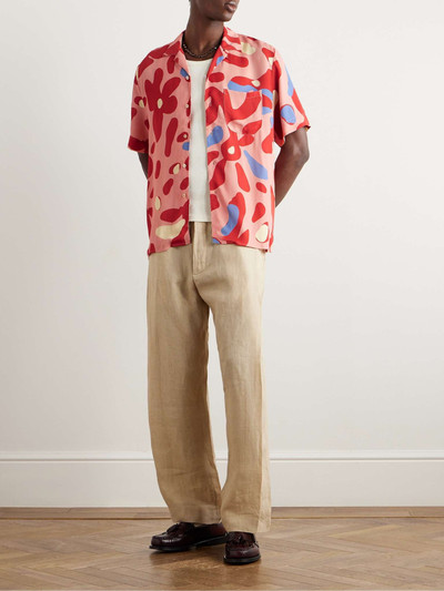 A KIND OF GUISE Gioia Camp-Collar Printed Crepe de Chine Shirt outlook