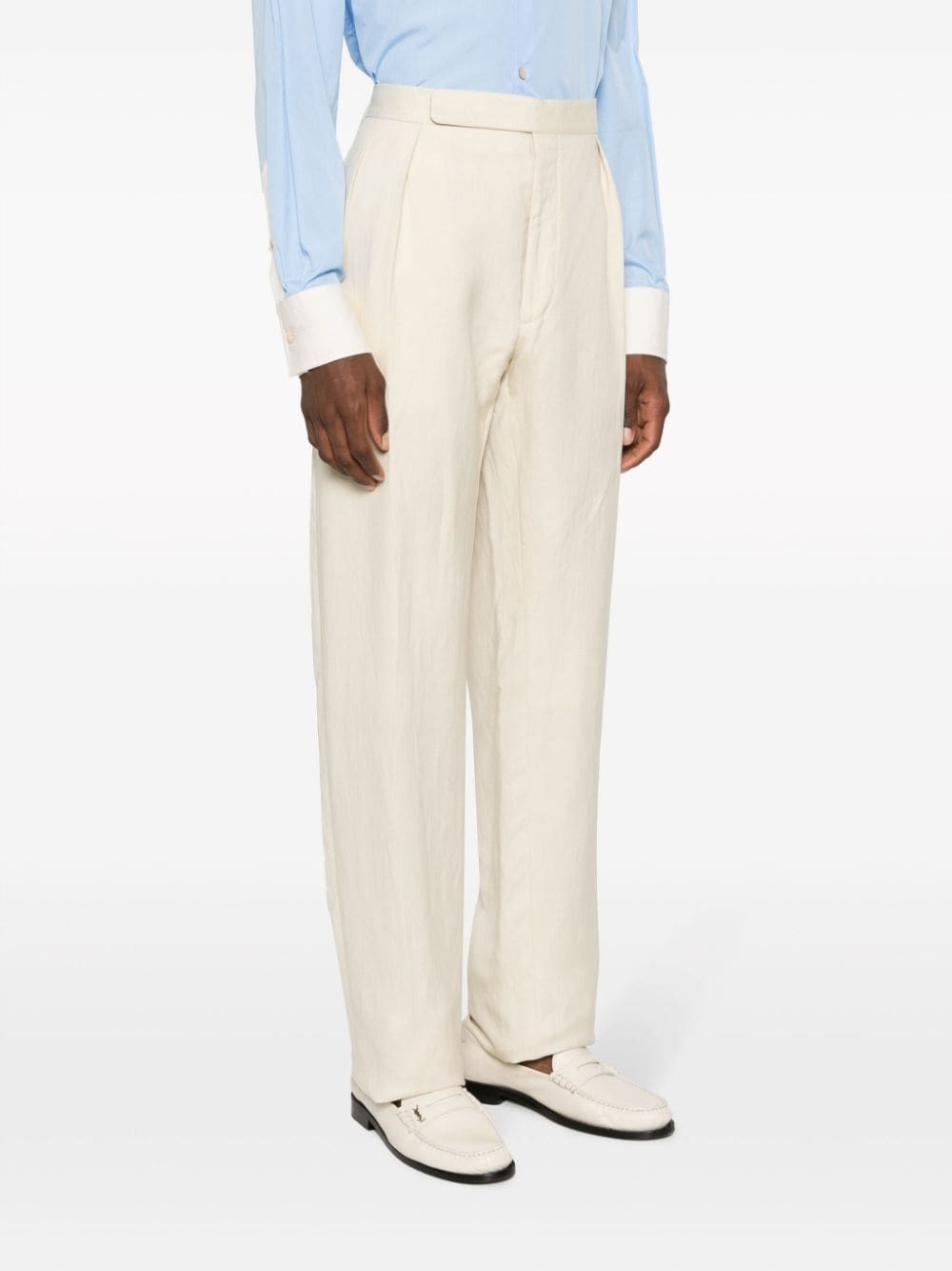 straight-leg tailored trousers - 3