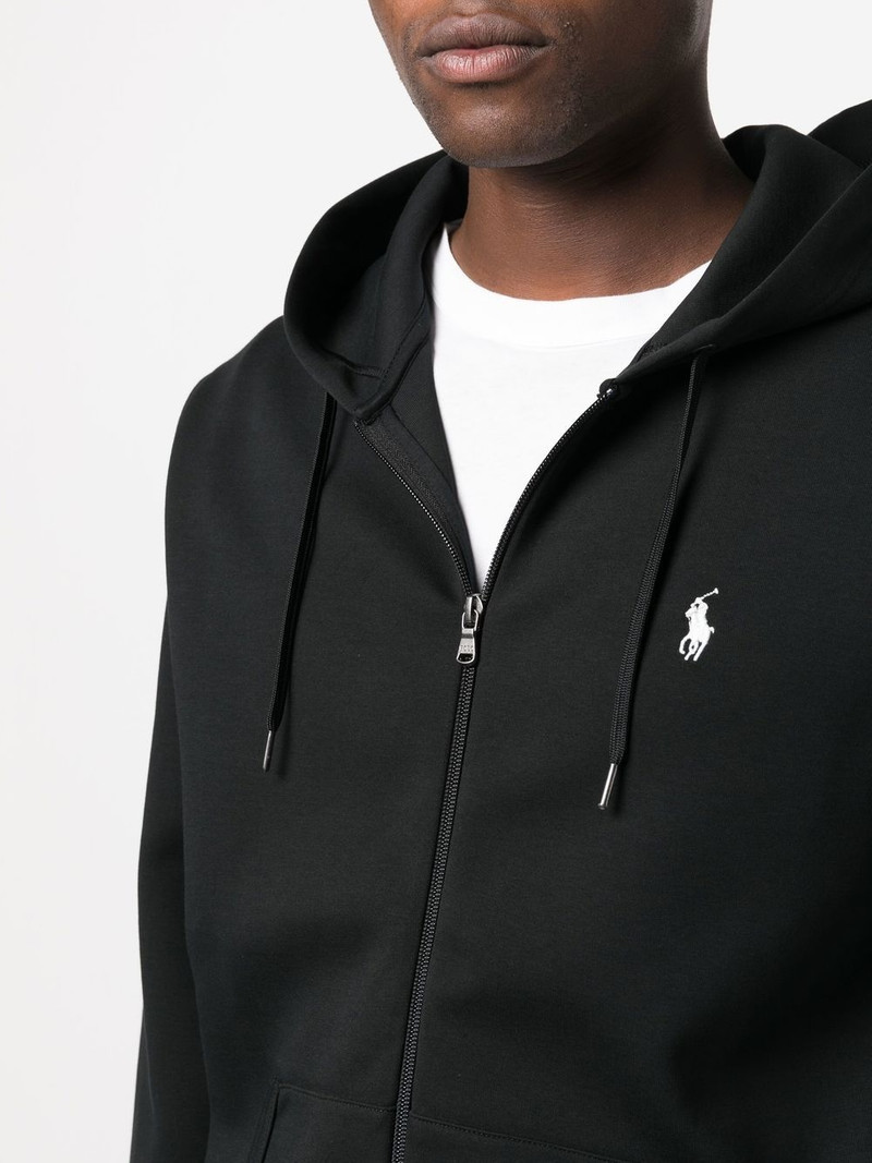 embroidery-logo pullover hoodie 4