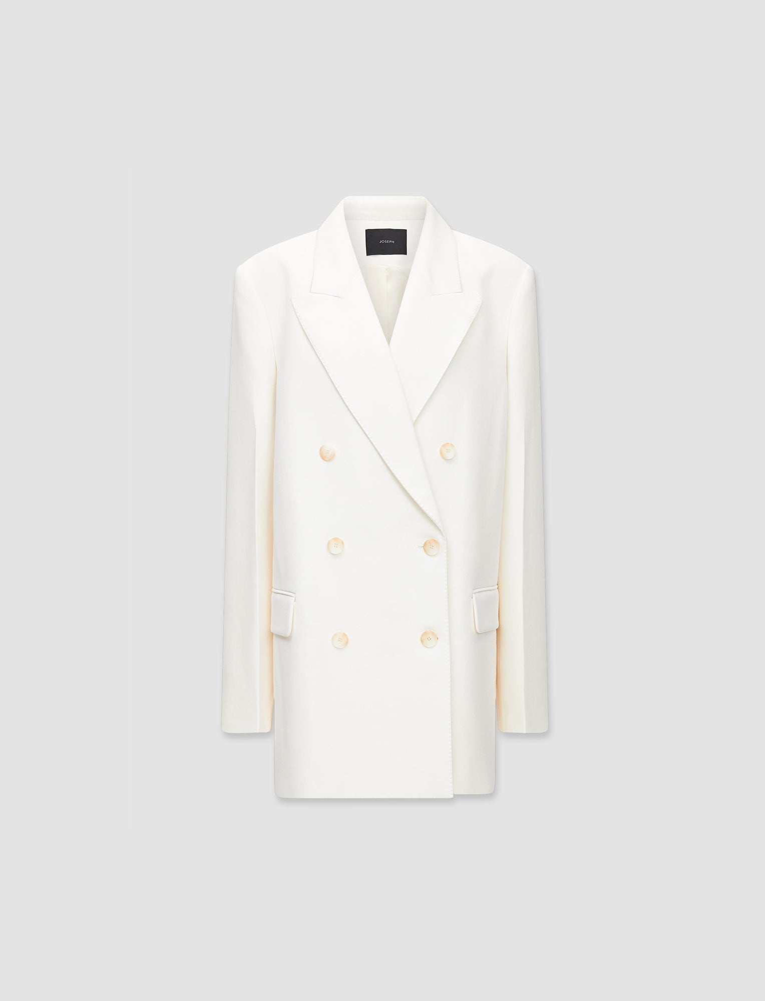 Wool Viscose Faille Chapone Jacket - 1