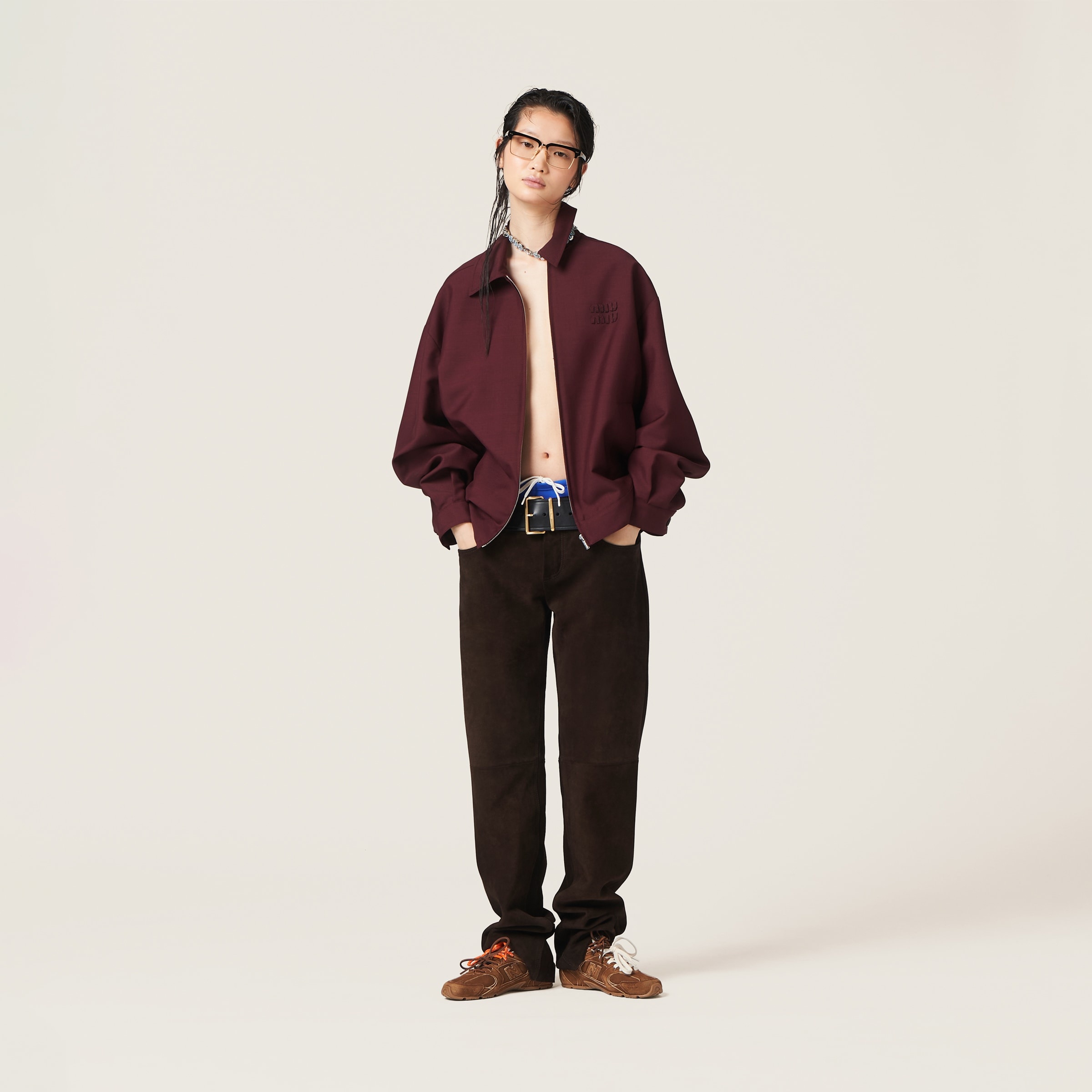 Mohair blouson jacket - 2
