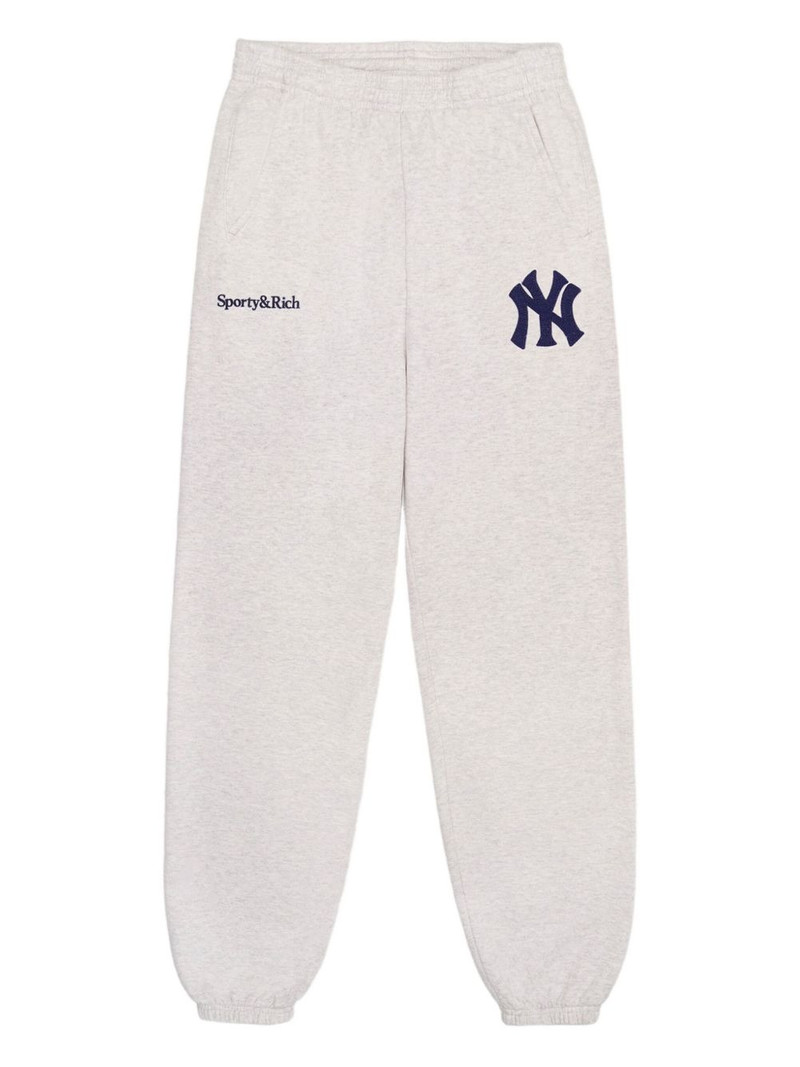 logo-embroidered track pants 1
