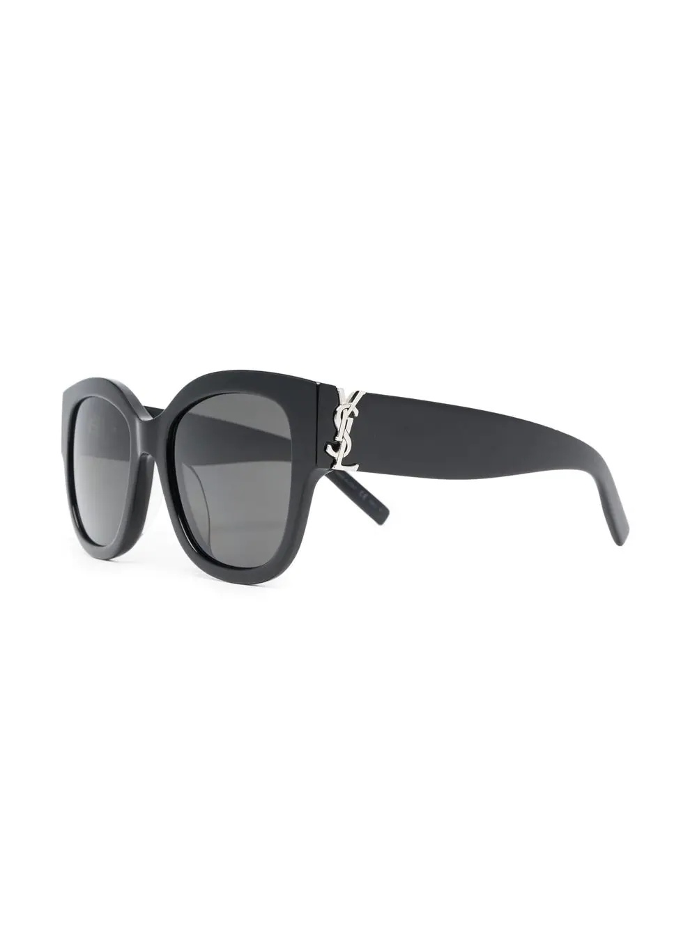 logo-plaque round-frame sunglasses - 2