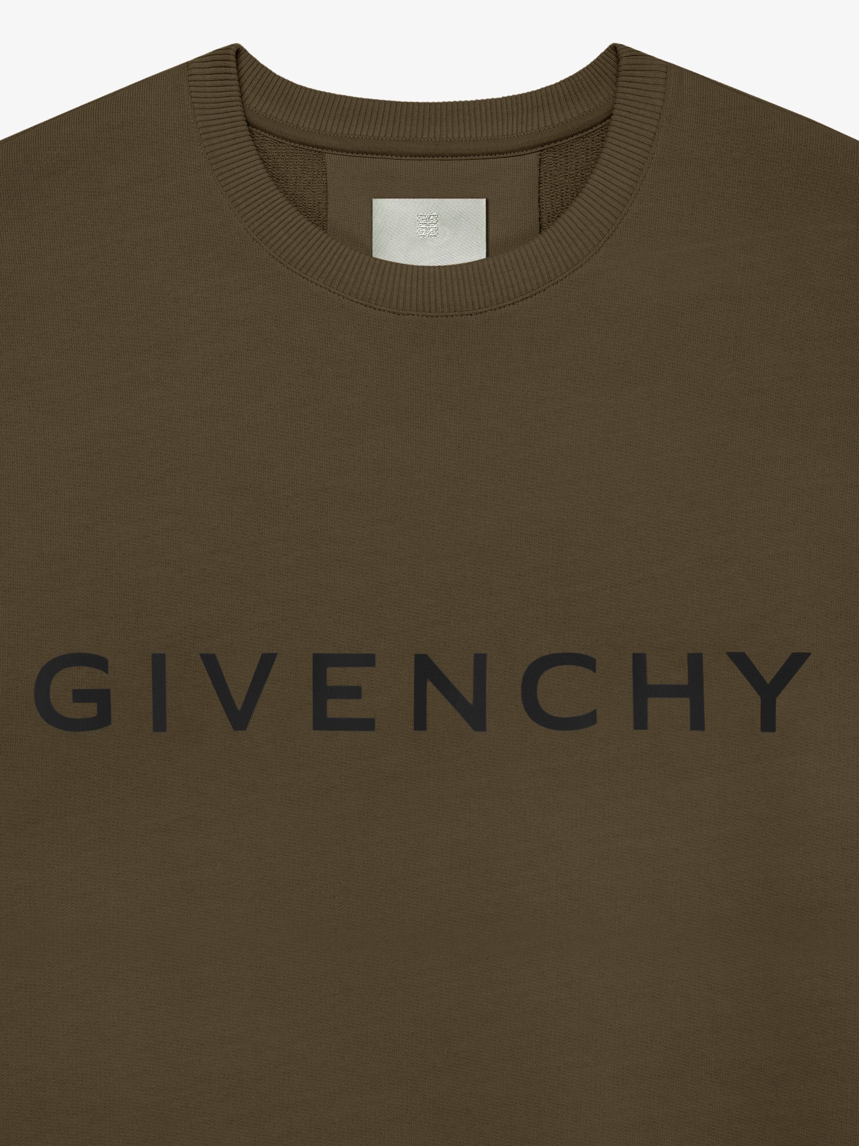 GIVENCHY ARCHETYPE SLIM FIT SWEATSHIRT IN FLEECE - 5
