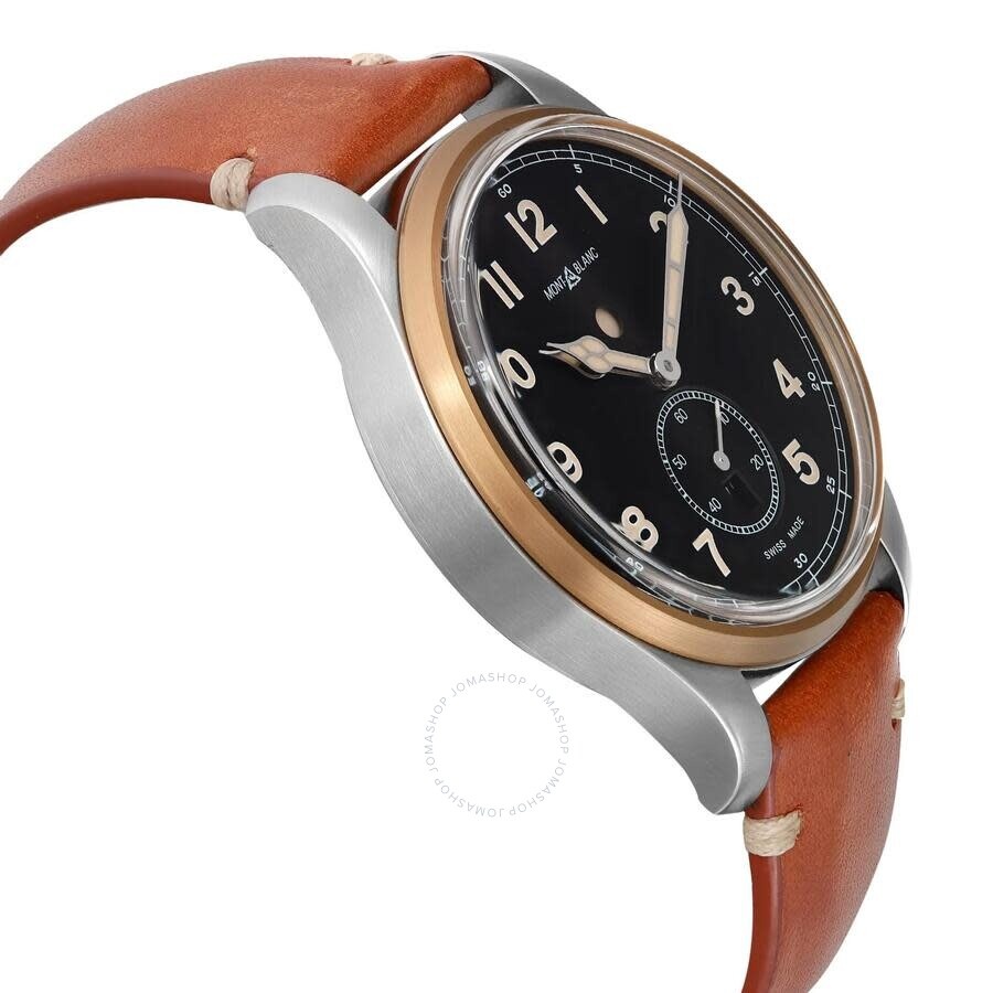 Pre-owned Montblanc Montblanc 1858 GMT Automatic Day-Night Black Dial Men's Watch MB116479 - 4