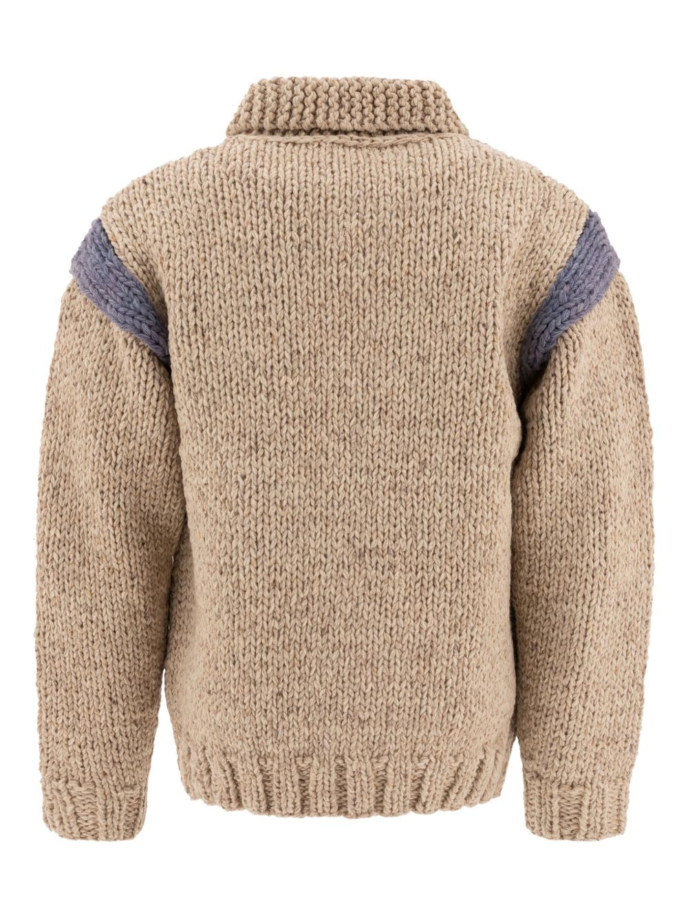 Cowichan hand-knit zip-front cardigan - 2