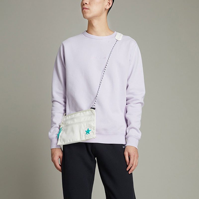 Converse Jack Purcell Pullover Crewneck Sweatshirt 'Lilac' 10021636-A04 - 3