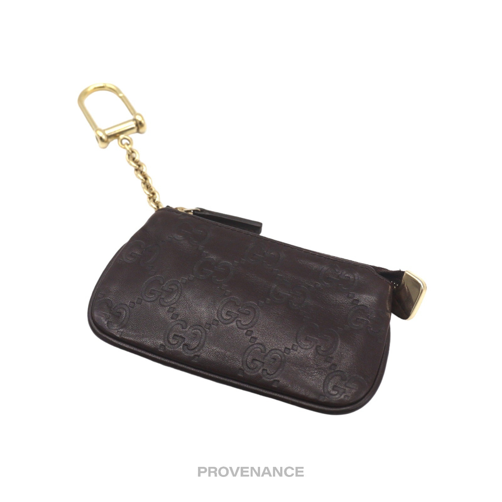 Gucci Key Pouch Cles - Chocolate Guccissima Leather - 4
