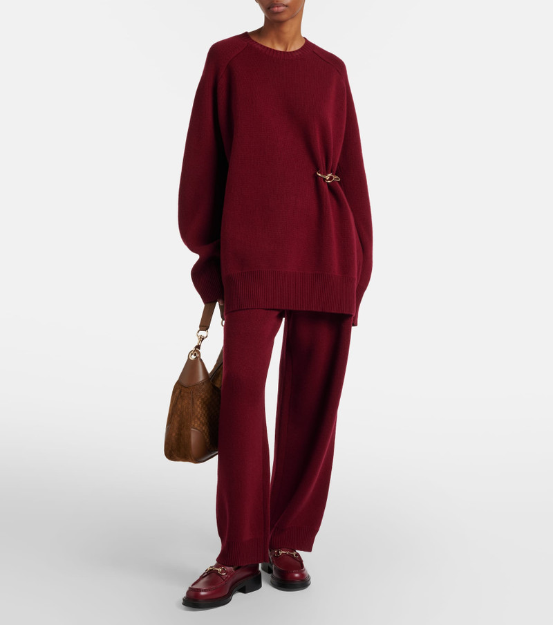 GUCCI Wool and cashmere tapered pants outlook