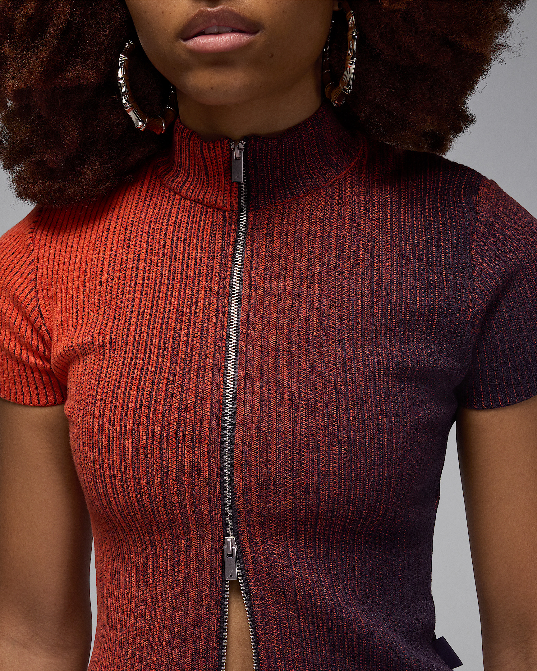 Air Jordan Women's Full-Zip Knit Top - 4