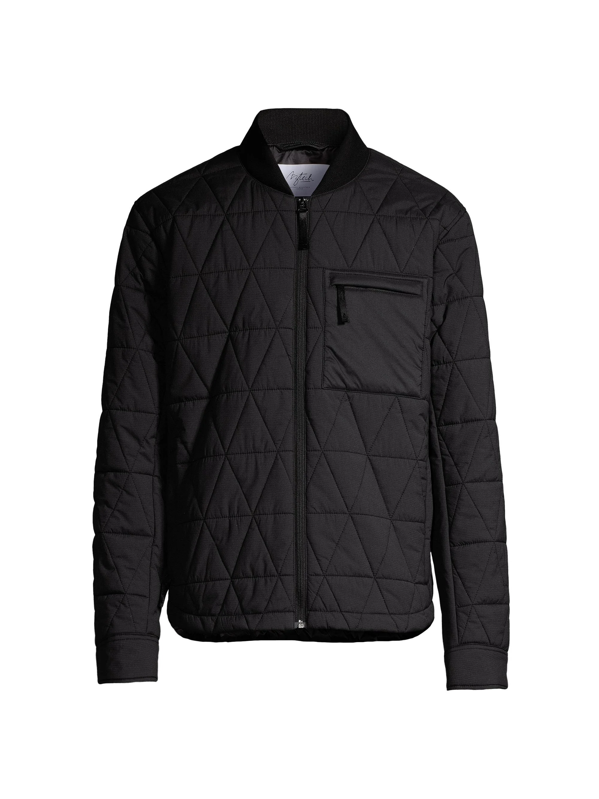 Men's Corkscrew Zip Shirt Jacket - Space Black - 1