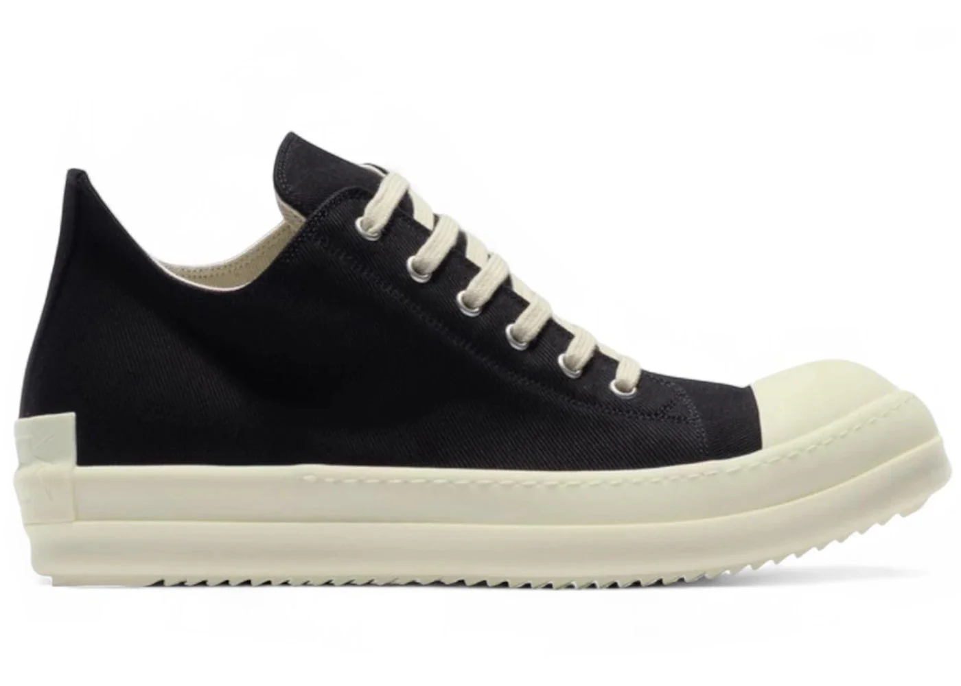 Rick Owens DRKSHDW Low Black Milk (DRKSHDW Heel Logo) - 1