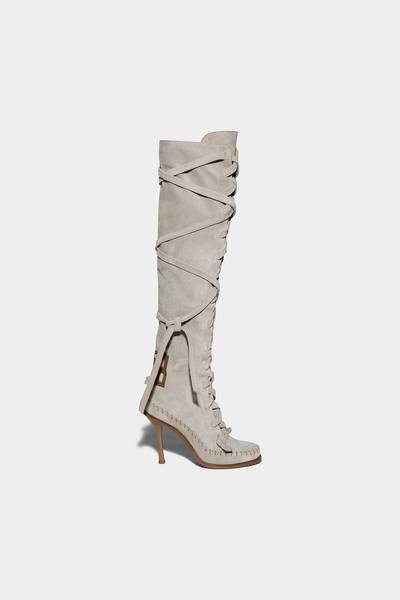 DSQUARED2 FRINGES HEELED BOOTS outlook