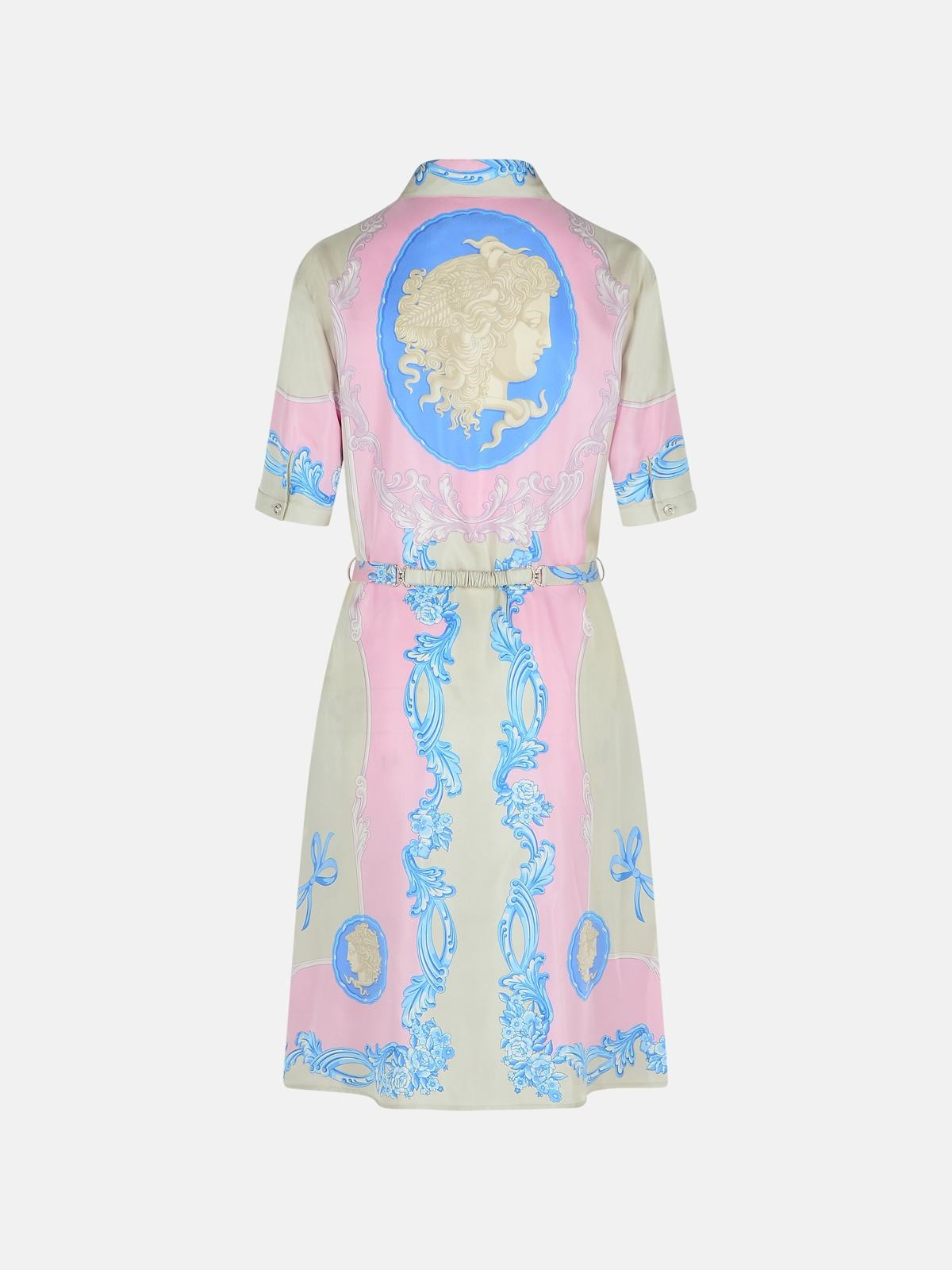 PINK SILK DRESS - 3