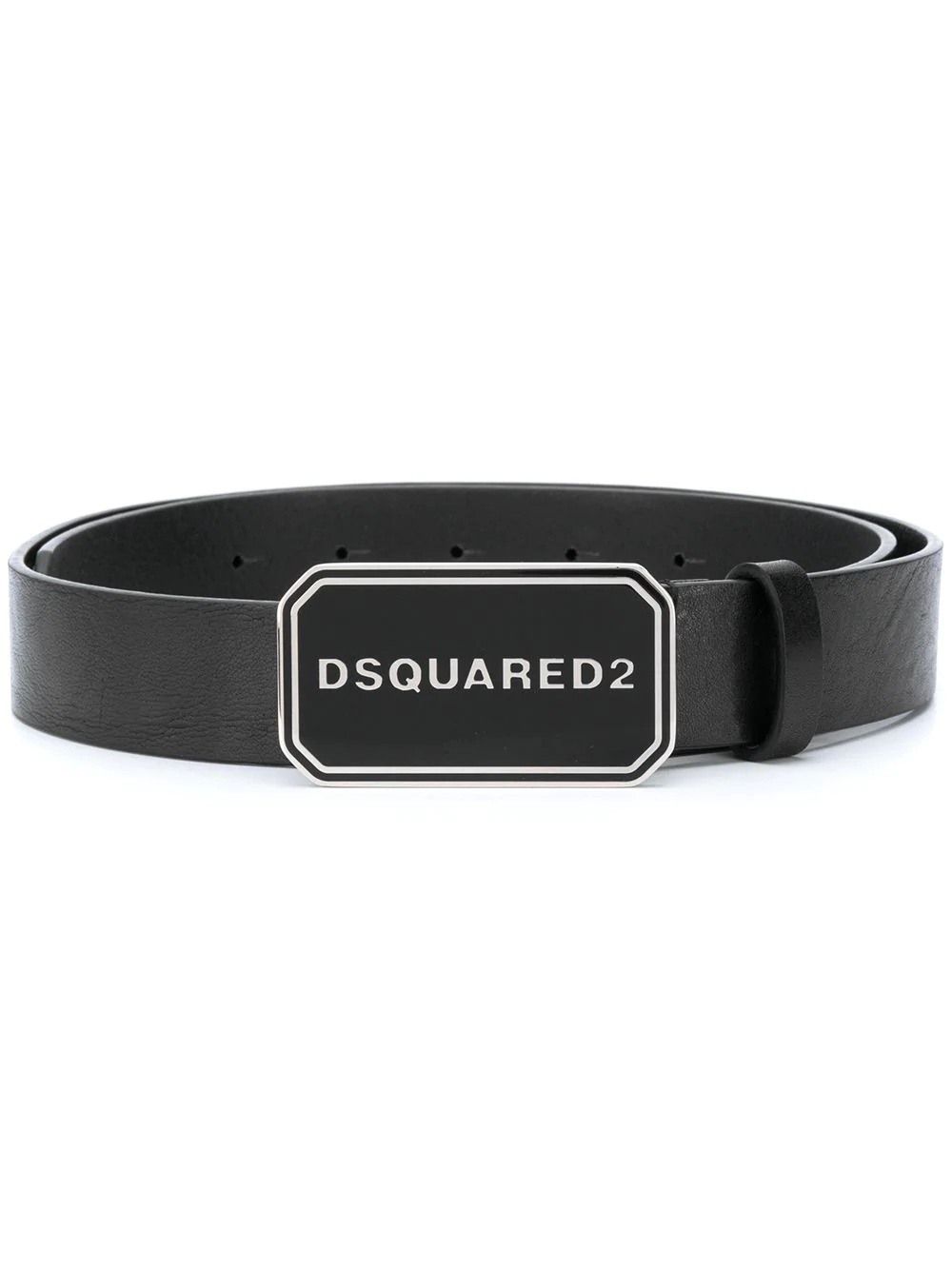 logo-buckle belt - 1