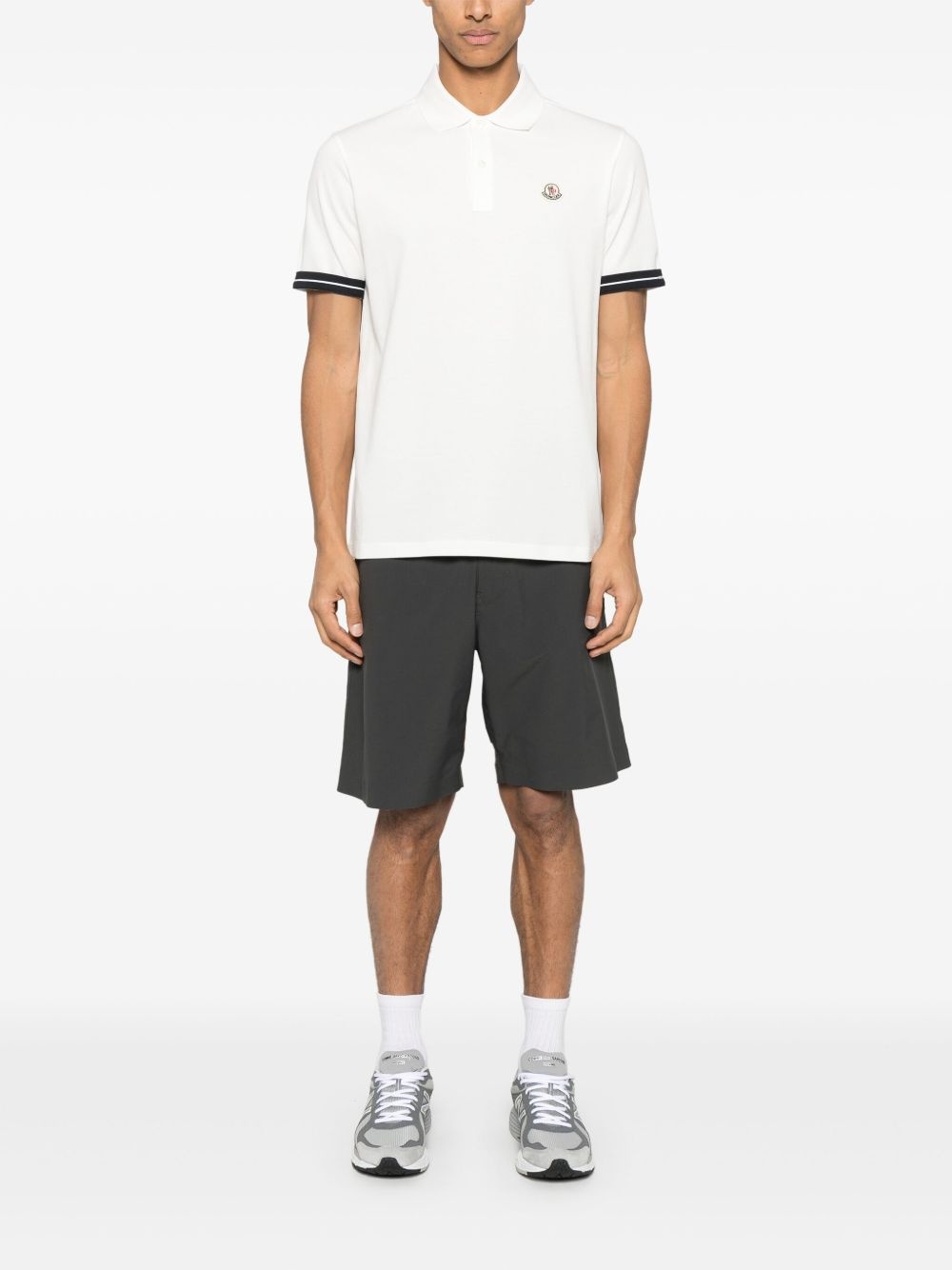 logo piquet polo shirt - 2