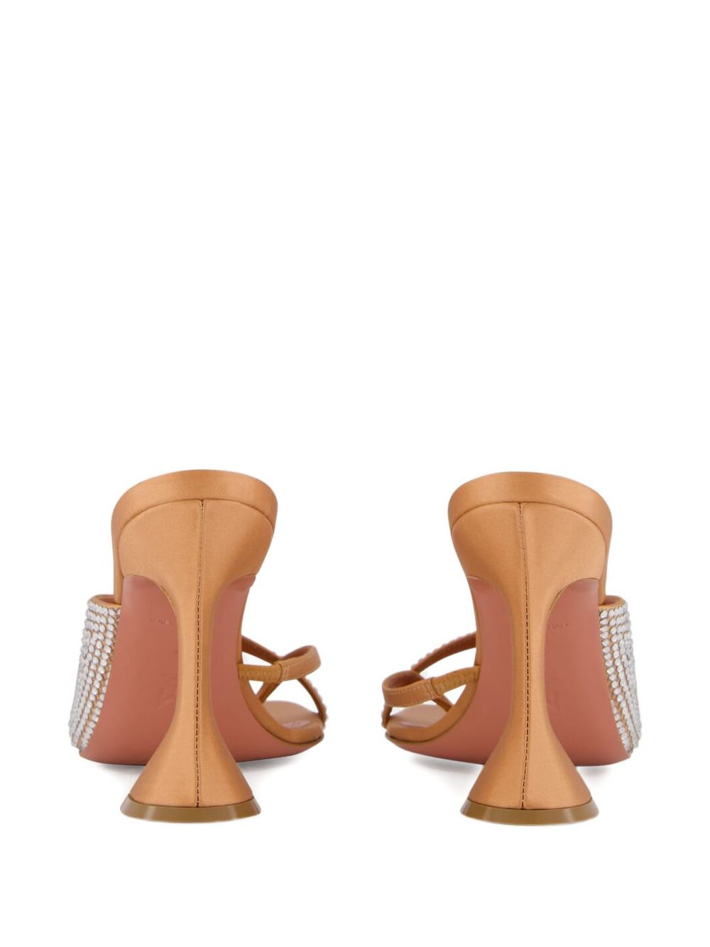 95mm crystal-embellished satin pumps - 4