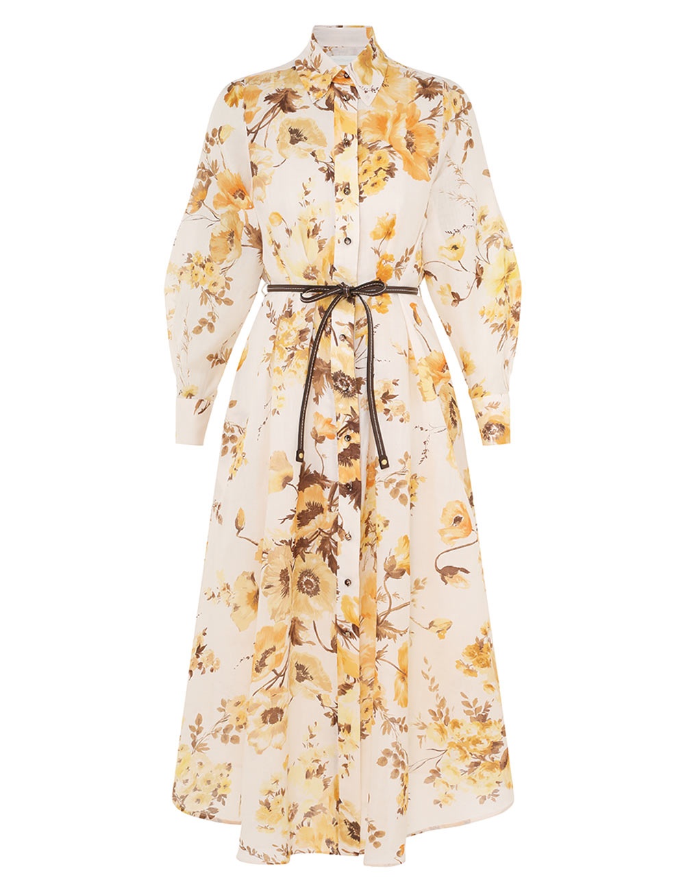 【Zimmermann】OTTIE TUCK SHIRT DRESS シャツ ミディドレス Zimmermann OTTIE TUCK SHIRT DRESS | REVERSIBLE