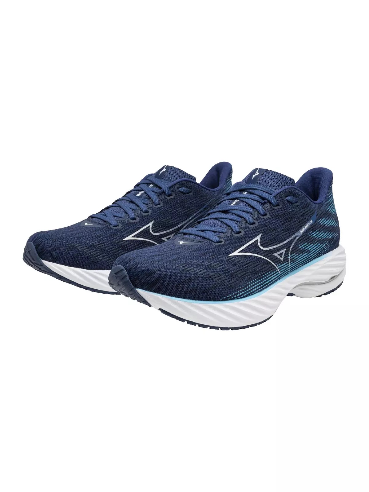 Wave Rider 28 "Estate Blue/White" Men's Running Shoe - 5