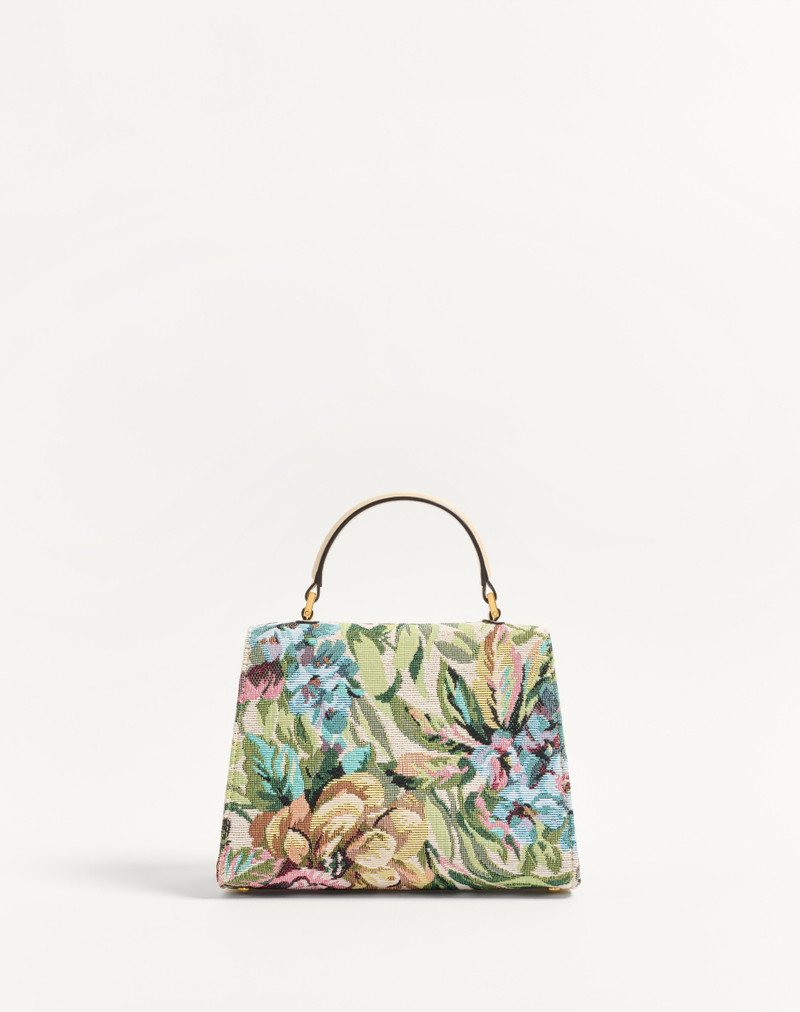 VALENTINO GARAVANI VSLING SMALL HANDBAG IN VOYAGE IMAGINAIRE JACQUARD FABRIC 5