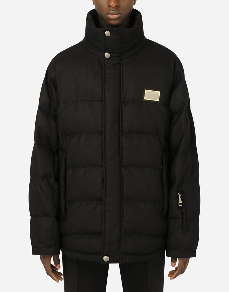 Reversible quilted wool jacket - 1