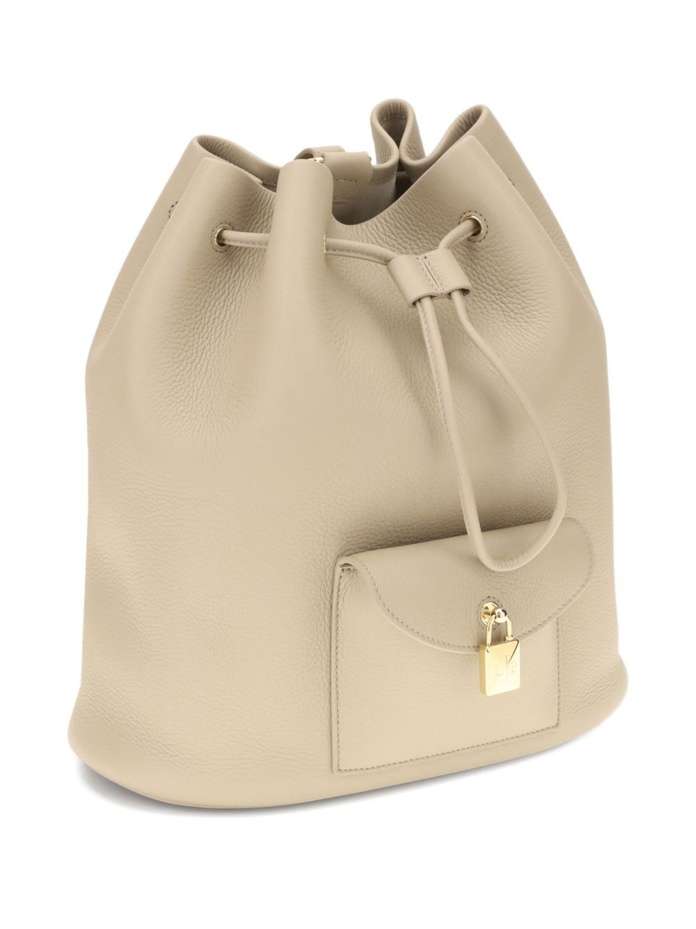 Extra Drawstring leather backpack - 2