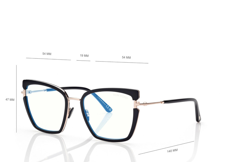 BLUE BLOCK BUTTERFLY OPTICALS 4