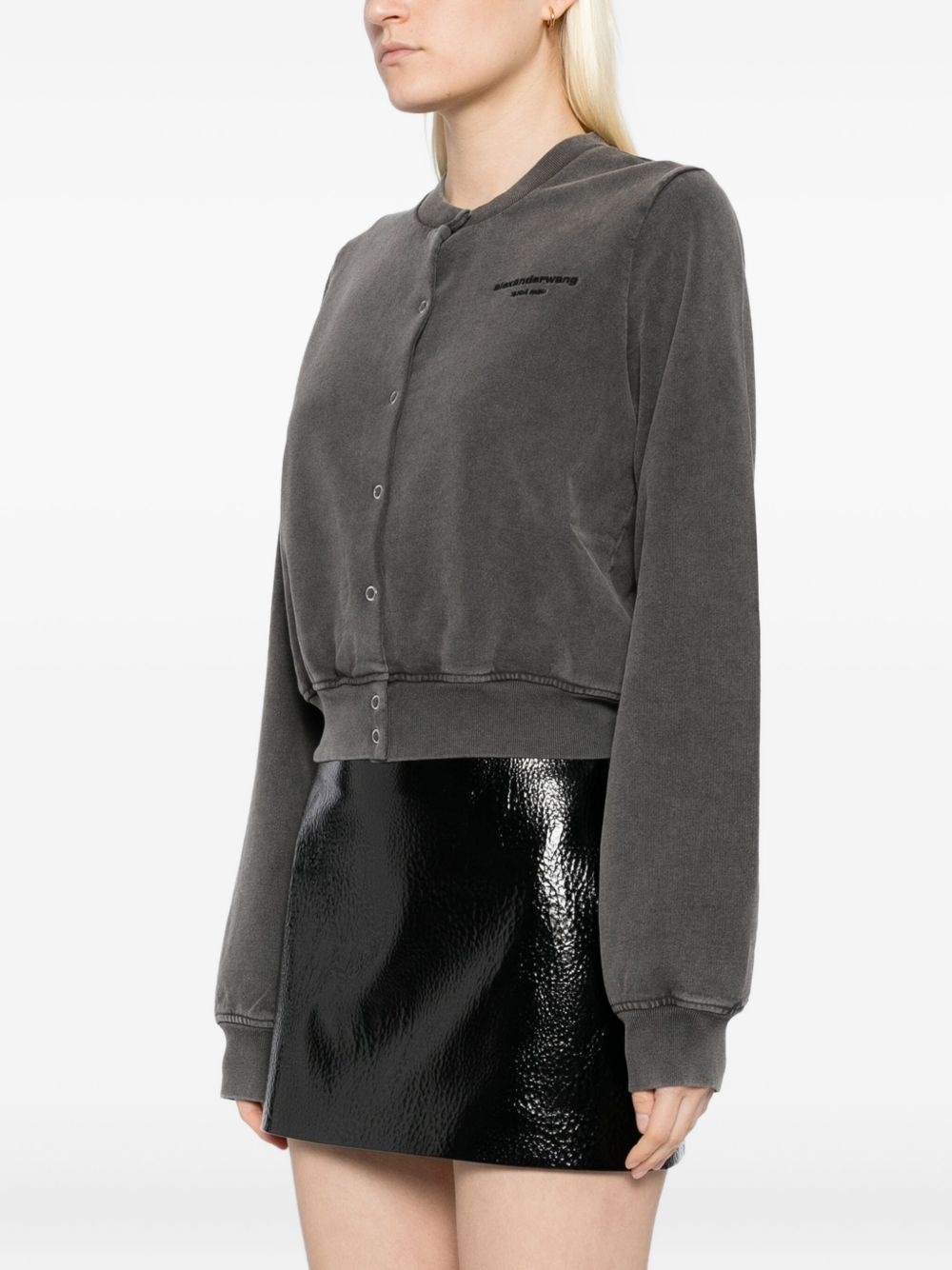 logo-printed jacket - 3