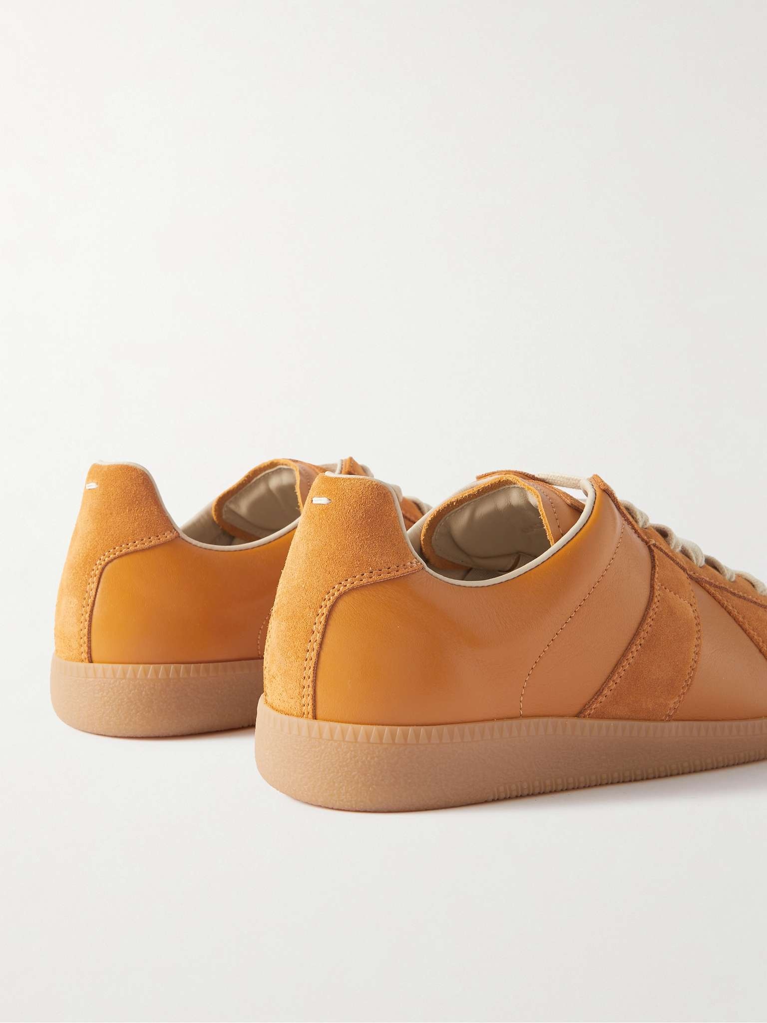 Replica Leather and Suede Sneakers - 5