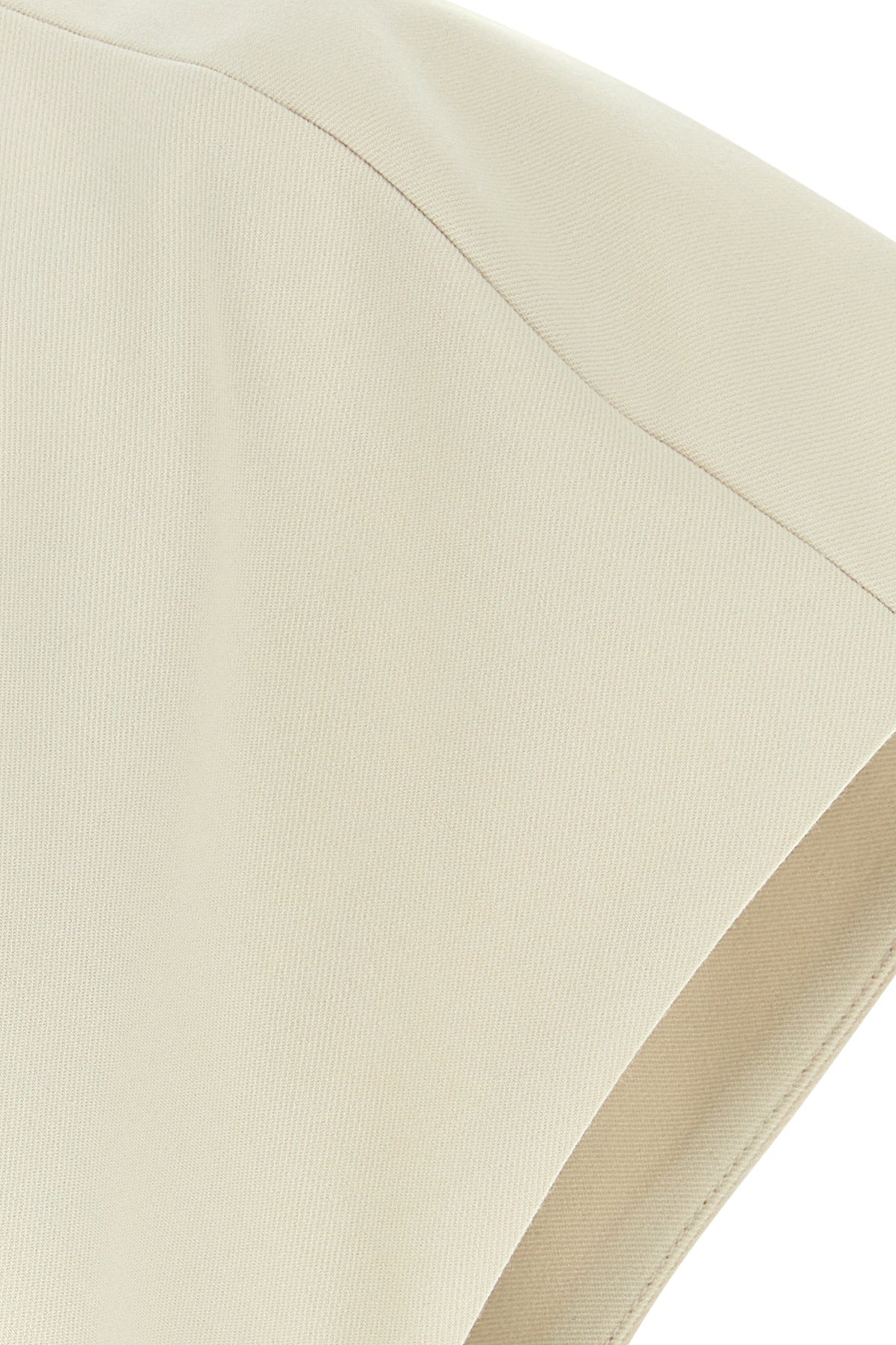 Sand stretch polyester blend Deep Vee tank top - 3