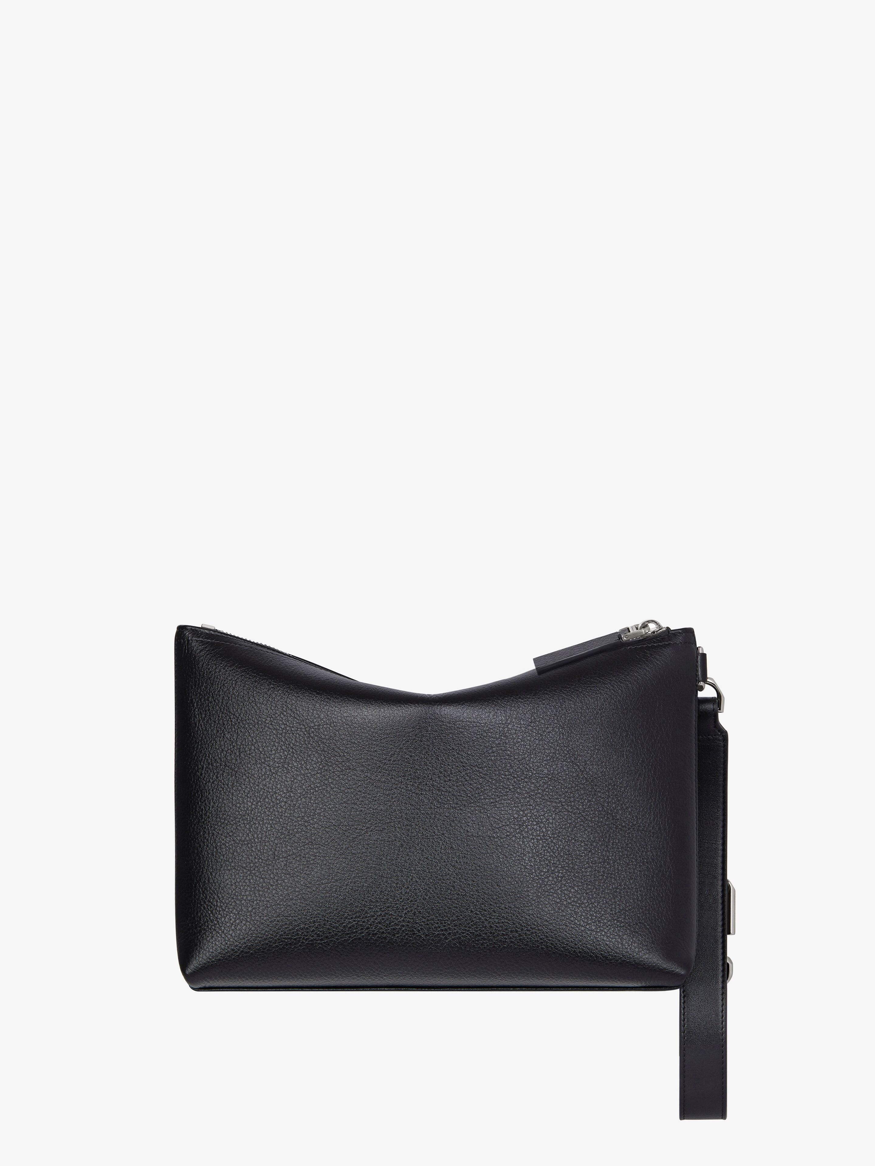 VOYOU POUCH IN GRAINED LEATHER - 3