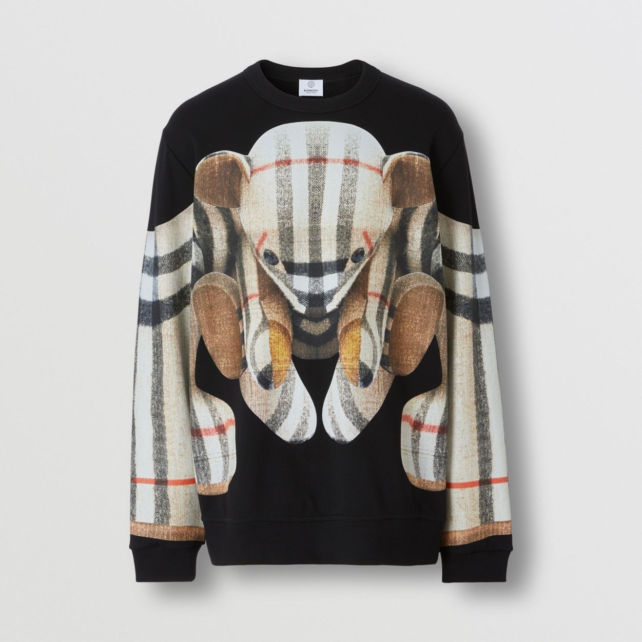 Thomas Bear Print Cotton Sweatshirt - 1