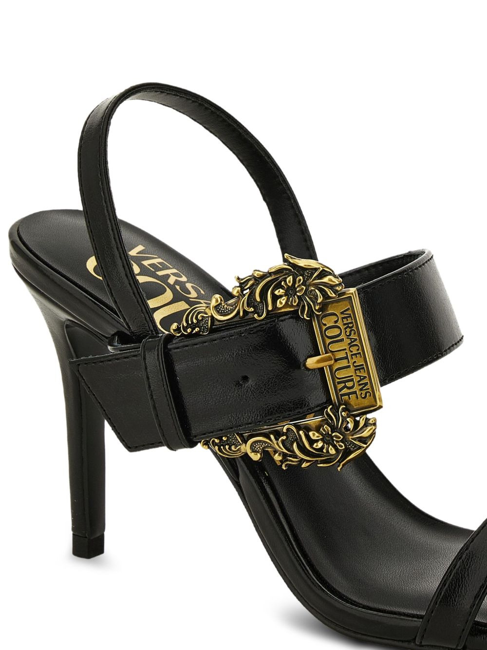 buckle-embellished heeled sandals - 4