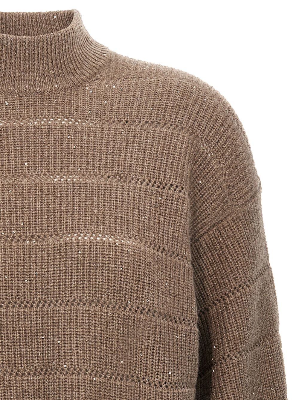 sequin-embellished sweater - 3