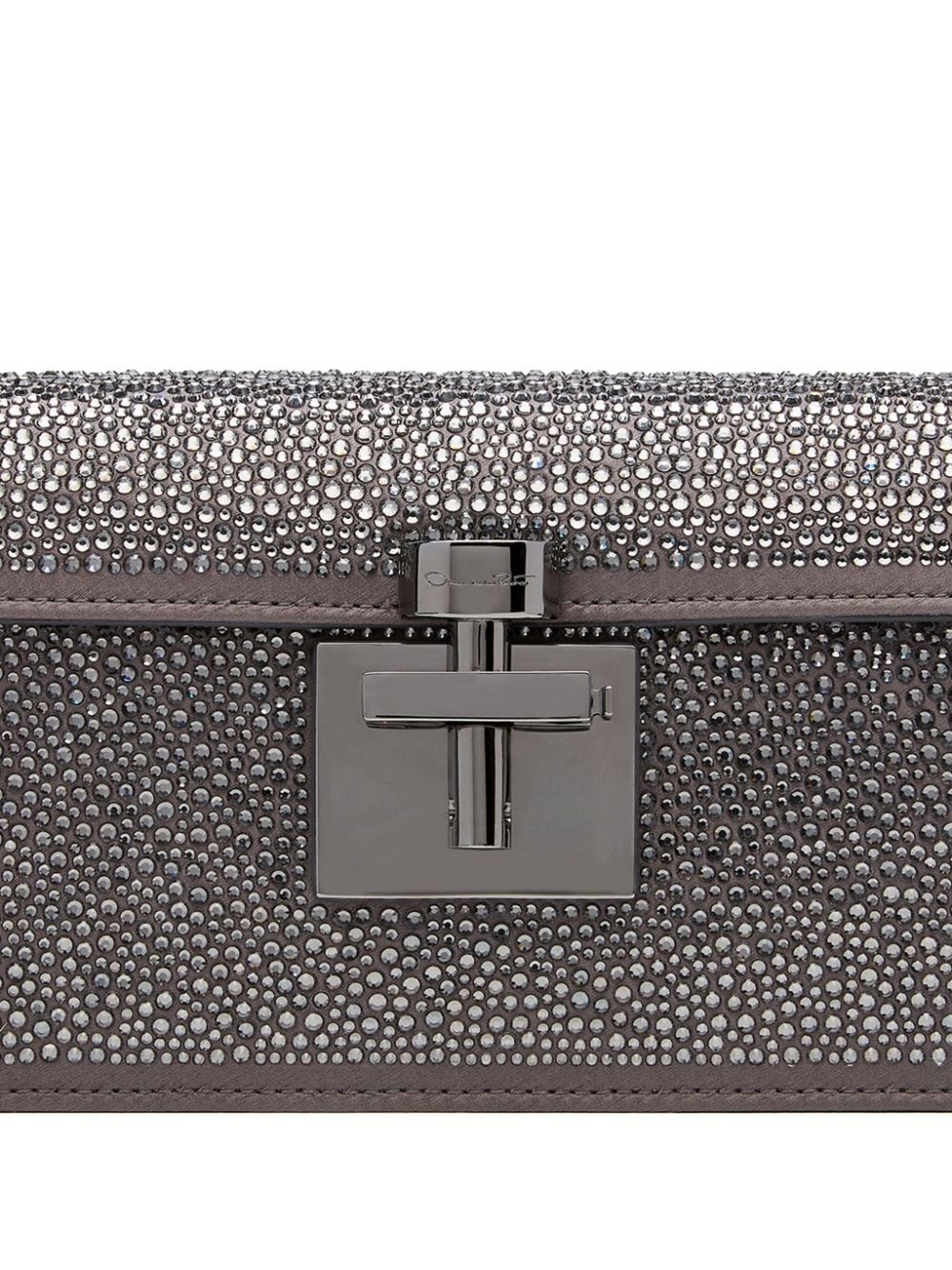 Alibi crystal-embellished clutch bag - 4