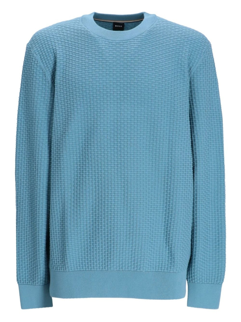 cotton crew-neck sweater 1